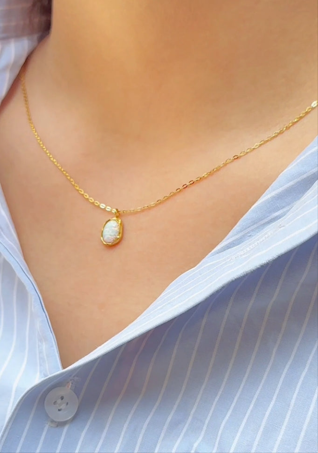 Moonstone necklace