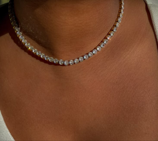 Tennis necklace