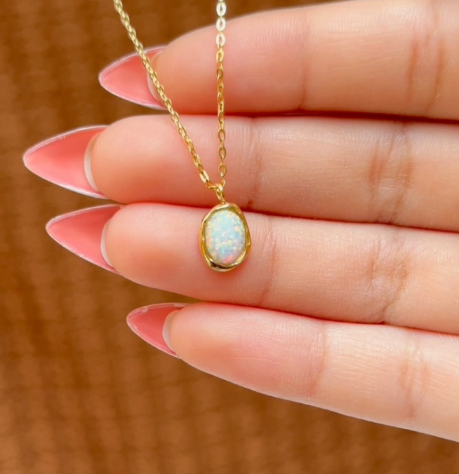 Moonstone necklace