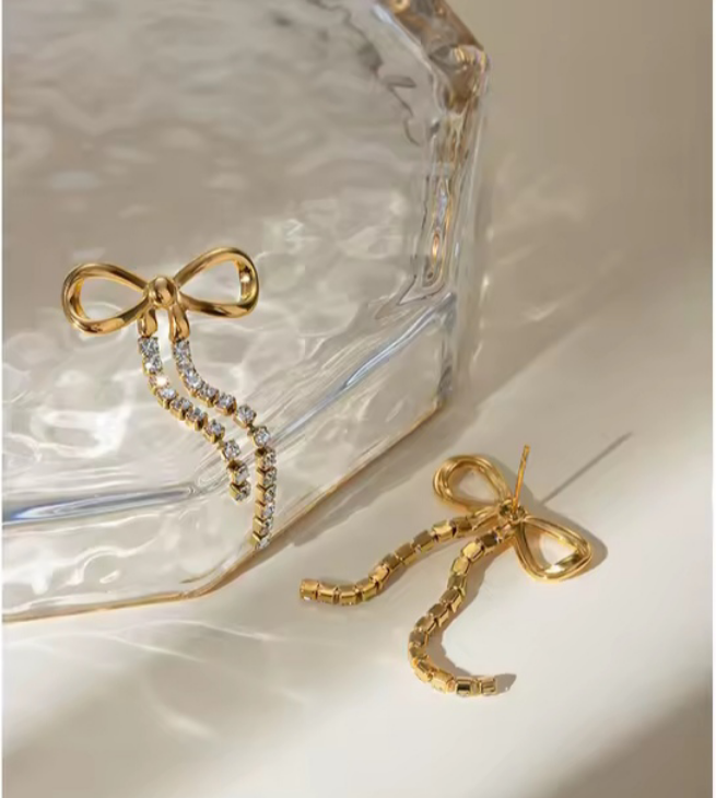 Whimsy bow earrings