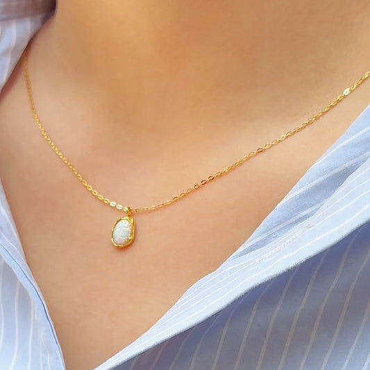 Moonstone necklace
